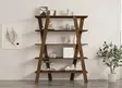 Bokhylla Hanah Home Conde Valnöt Spånskiva 120x150x25 cm - Bokhyllor - 8683743027699 - 3