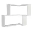 Vägghylla Hanah Home Bulut Vit Spånskiva 45x55,4x14,5 cm - Vägghyllor - 8681181790779 - 1