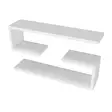 Vägghylla Hanah Home Jenika Vit Spånskiva 60x18x14,5 cm - Vägghyllor - 8681181674789 - 6