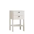 Sängbord Hanah Home Ruzisa Vit Spånskiva 44x75x44 cm - Nattduksbord - 8683342782739 - 1