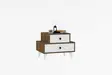 Sängbord Hanah Home Mise Vit Spånskiva 63x50x44 cm - Nattduksbord - 8682870763869 - 3