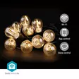 SmartLife Dekorativa Lampor | Festljus | Wi-Fi | Varm Vit | 10 LED's | 9.00 m | Android | Glödlampediameter: 45 mm - Dekorationsljus - 5412810417339 - 50