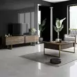 Soffbord Hanah Home Luxe Valnöt Guld Spånskiva 90x60x40 cm - Soffbord - 8683743791149 - 4