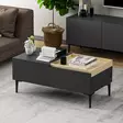 Soffbord Hanah Home Mia Antracit Spånskiva 91,8x38,6x45 cm - Soffbord - 8684282041689 - 3
