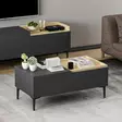 Soffbord Hanah Home Mia Antracit Spånskiva 91,8x38,6x45 cm - Soffbord - 8684282041689 - 2