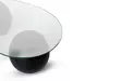 Soffbord Nordure Sphere Svart Härdat Glas 120x30x70 cm - Soffbord - 8684283100019 - 5