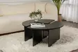 Soffbord Nordure Moira Svart Trä Spånskiva 90x41 cm - Soffbord - 8684283112159 - 2