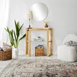 Byrå Hanah Home Trapezoid Ek Massiv Furu 85x85x31 cm - Byråer och skåp - 8684282417309 - 5