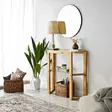 Byrå Hanah Home Trapezoid Ek Massiv Furu 85x85x31 cm - Byråer och skåp - 8684282417309 - 2