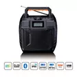 Kraftfull bärbar DAB+/FM-radio för utomhusbruk med Bluetooth® IPX5-vattentät Grå - Radioapparater - 8711902086369 - 50