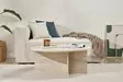 Soffbord Hanah Home Soleil Travertin Spånskiva 90x40x90 cm - Soffbord - 8684283850389 - 2