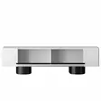 TV-bänk Hanah Home Bohem Vit Svart Spånskiva 180x50x30 cm - TV-bänkar - 8684283557189 - 7