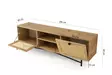 TV-bänk Hanah Home Begonya 180 Ek Spånskiva 180x60x40 cm - TV-bänkar - 8682870168619 - 7