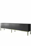 TV-bänk Hanah Home Lord Antracit Guld Spånskiva 180x47x30 cm - TV-bänkar - 8684282483939 - 1