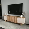TV-bänk Hanah Home Diana Beige Valnöt Spånskiva 180x50x33 cm - TV-bänkar - 8684283678839 - 3