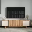 TV-bänk Hanah Home Diana Beige Valnöt Spånskiva 180x50x33 cm - TV-bänkar - 8684283678839 - 4