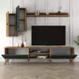 TV-bänk Hanah Home Class S Valnöt Spånskiva 180x44x35 cm - TV-bänkar - 8681875184389 - 4