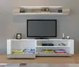 TV-bänk Hanah Home Arya Vit Spånskiva 180x44x31,5 cm - TV-bänkar - 8681181980149 - 3