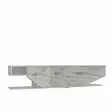 TV-bänk Hanah Home Inci Vit Marmormönster Spånskiva 180x30x45 cm - TV-bänkar - 8683743124329 - 1