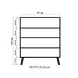 Hallmöbel Hanah Home Multilux Form 1048 Sonomo Mörkblå Spånskiva 95x111x36 cm - Möbler - 8683742502319 - 11