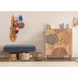 Hallmöbel Hanah Home Multilux Form 1048 Sonomo Mörkblå Spånskiva 95x111x36 cm - Möbler - 8683742502319 - 2