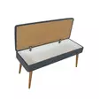 Hallmöbel Hanah Home Multilux Form 1048 Sonomo Mörkblå Spånskiva 95x111x36 cm - Möbler - 8683742502319 - 8