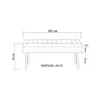 Hallmöbel Hanah Home Multilux Form 1048 Sonomo Mörkblå Spånskiva 95x111x36 cm - Möbler - 8683742502319 - 12