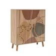 Hallmöbel Hanah Home Multilux Form 1048 Sonomo Mörkblå Spånskiva 95x111x36 cm - Möbler - 8683742502319 - 4