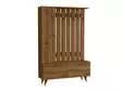 Hallmöbel Hanah Home Lala Valnöt Spånskiva 112x170x35 cm - Hallskåp - 8683342740579 - 1