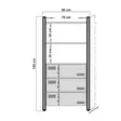 Skrivbord Hanah Home COSMO TKM.10 Furu Spånskiva 139x60x75 cm - Skrivbord - 8683742034919 - 13