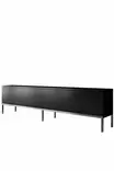 TV-bänk Hanah Home Lord Svart Silver Spånskiva 180x47x30 cm - TV-bänkar - 8684282484219 - 1