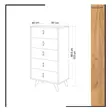 Byrå Hanah Home Frenzu Ek Spånskiva 50x103x40 cm - Möbler - 8681875207439 - 4