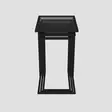 Nästbord Hanah Home Ibiza Svart Härdat Glas 42x58x34 cm 40x54x30 cm 38x50x26 cm - Bord - 8684282577379 - 10