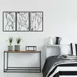 Väggdekor Metall Wallity Sexy Lady Black Metall 103x50 cm - Dekorationer, prydnadsföremål - 8683743680689 - 2