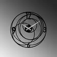 Väggklocka Wallity Svart Metall 49x49 cm - Väggklockor - 8683742829799 - 5