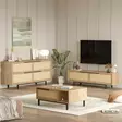Vardagsrumsmöbelset Hanah Home ON20SU Ek Spånskiva 160x45x35,5 90x37,6x60 160x74,3x44,5 cm - Möbler - 8684283262939 - 2
