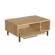 Vardagsrumsmöbelset Hanah Home ON20SU Ek Spånskiva 160x45x35,5 90x37,6x60 160x74,3x44,5 cm - Möbler - 8684283262939 - 5