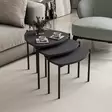 Nestingbord Hanah Home Lenny Antracit Spånskiva 45x45x45 45x40x45 45x35x45 cm - Sidobord och extrabord - 8683742465799 - 2