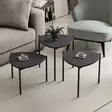 Nestingbord Hanah Home Lenny Antracit Spånskiva 45x45x45 45x40x45 45x35x45 cm - Sidobord och extrabord - 8683742465799 - 5