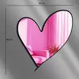 Dekorativ Spegel Wallity Rosa Plexiglas EVA 43x48 cm - Speglar - 8684283981779 - 3