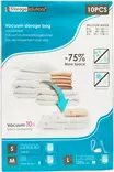 Vakuumförvaringspåsar 10-pack i 3 storlekar - Klädpåsar och galgar - 8721037574259 - 1