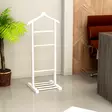 Klädhängare Hanah Home Beta Single Vit Massivt Trä 33,5x120x46 cm - Möbler - 8682870972919 - 3