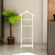 Klädhängare Hanah Home Beta Single Vit Massivt Trä 33,5x120x46 cm - Möbler - 8682870972919 - 2