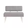Bänk Hanah Home Vina 0701 Vit Grå Spånskiva 110x82,5x40 cm - Möbler - 8683742499879 - 1