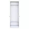 Hallmöbel Hanah Home P6 M14 Vit Spånskiva 59,8x182,8x37,5 cm - Hallskåp - 8683743764549 - 8