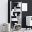Bokhylla Hanah Home Prins Vit Spånskiva 60x150x15 cm - Bokhyllor - 8683743537129 - 3