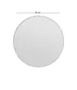 Spegel Hanah Home Ozze Vit MDF 60x60x2,2 cm - Speglar - 8683743823109 - 5