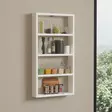 Vägghylla Hanah Home Quatro Vit Spånskiva 43,2x80x9 cm - Vägghyllor - 8684283517909 - 2