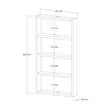 Vägghylla Hanah Home Quatro Vit Spånskiva 43,2x80x9 cm - Vägghyllor - 8684283517909 - 5