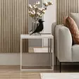 Sidobord Hanah Home Basak Vit Spånskiva 52x50x50 cm - Sidobord och extrabord - 8683742465669 - 3